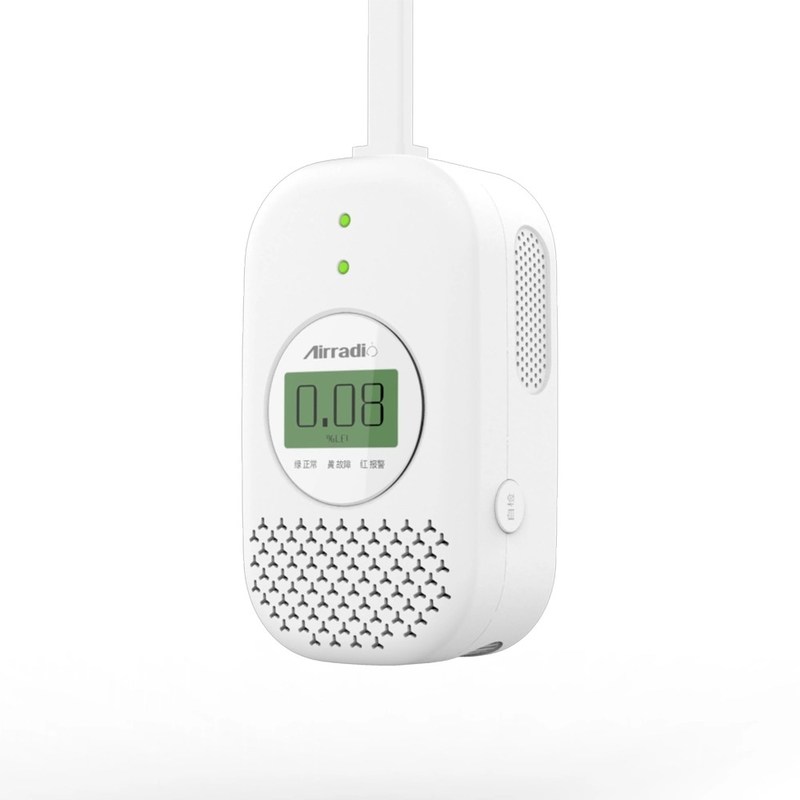 OEM Wireless Gas Alarm Detector Dual CO And CH4 Semiconductor