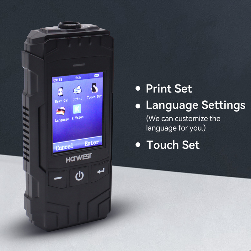 WG8801 Professional Breathalyzer Pump Suction Alcohol Tester Electrochemical Sensor 0-2mg/L Accuracy Gas Analyzer for Road