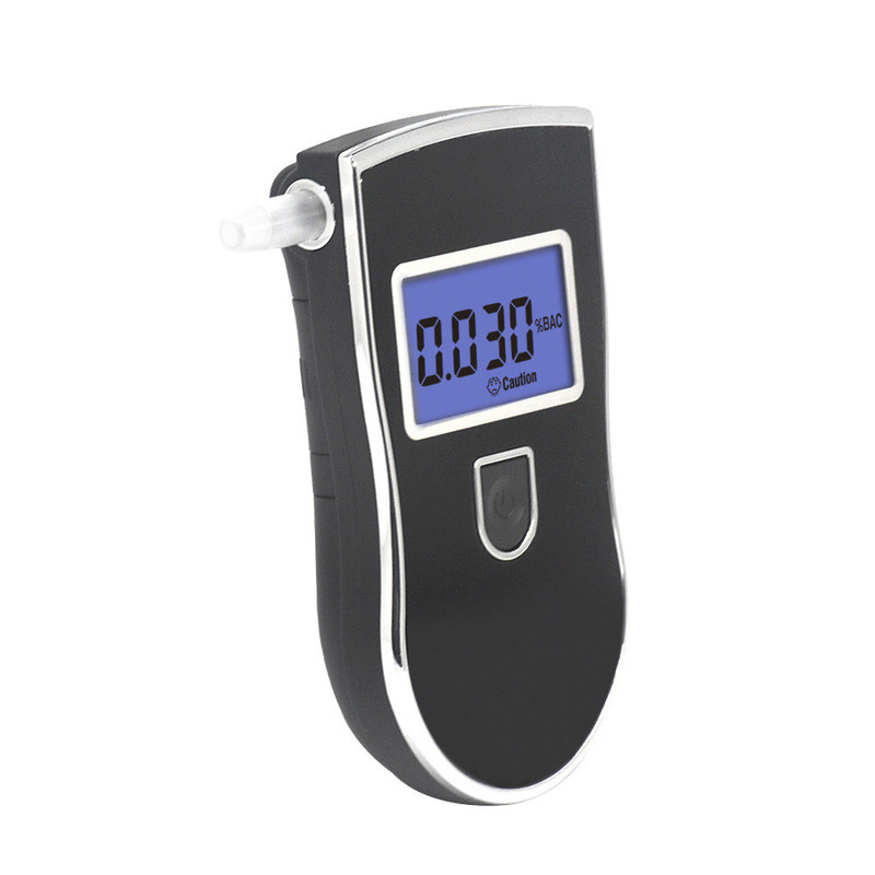 Portable Alcohol Breathalyzers Tester Handheld Breathing Vehicle Drunk Driving Blow Detector