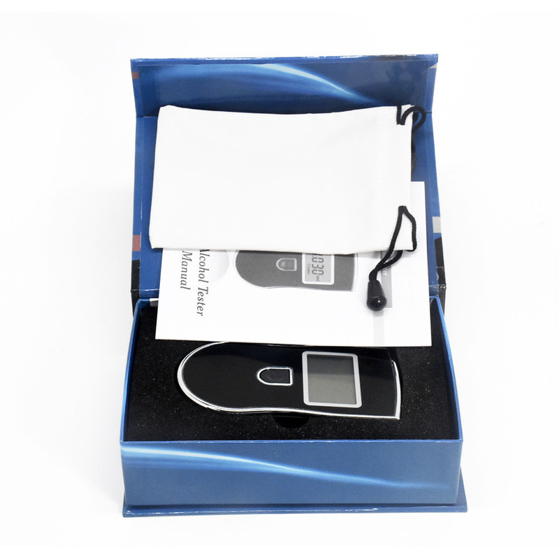 Portable Alcohol Breathalyzers Tester Handheld Breathing Vehicle Drunk Driving Blow Detector