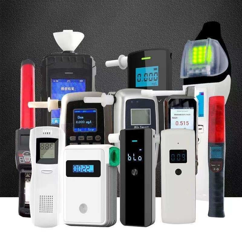 Portable Alcohol Breathalyzers Tester Handheld Breathing Vehicle Drunk Driving Blow Detector